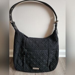Vera Bradley Black Quilted Shoulder Purse